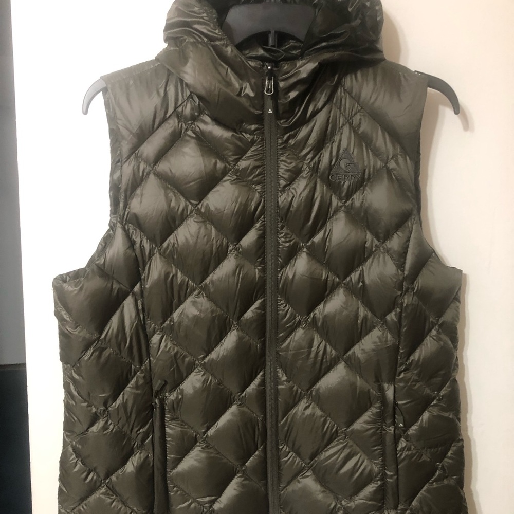 GERRY WOMAN BUBBLE VEST JACKET W/HOOD